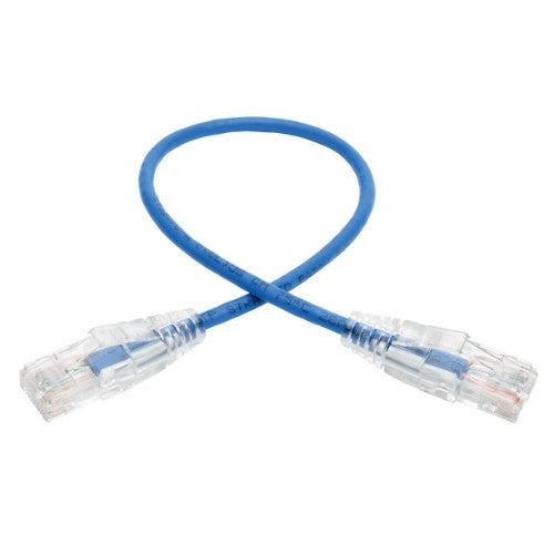 Tripp Lite N201-S01-BL networking cable Blue 11.8" (0.3 m) Cat6 U/UTP (UTP)