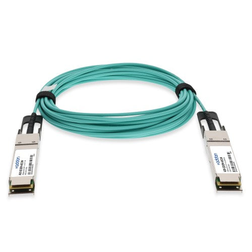 AddOn Networks ADD-QCIQPA-AOC1M InfiniBand/fibre optic cable 39.4" (1 m) QSFP+ AOC Aqua color