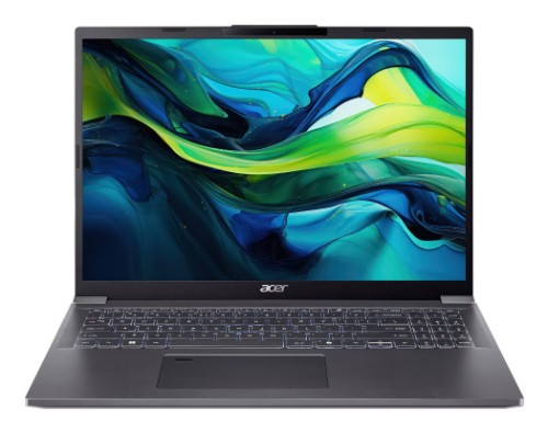 Acer Aspire 16 A16-71MT-53WM Intel Core 5 115U Laptop 16" WUXGA 16 GB LPDDR5x-SDRAM 512 GB SSD Wi-Fi 6 (802.11ax) Windows 11 Home Gray