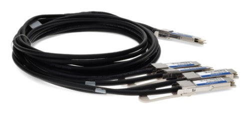 AddOn Networks QDD-4ZQ100-CU3M-AO InfiniBand/fibre optic cable 118.1" (3 m) QSFP-DD 4x QSFP56 DAC Black, Stainless steel