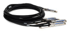 AddOn Networks QDD-4ZQ100-CU3M-AO InfiniBand/fibre optic cable 118.1" (3 m) QSFP-DD 4x QSFP56 DAC Black, Stainless steel