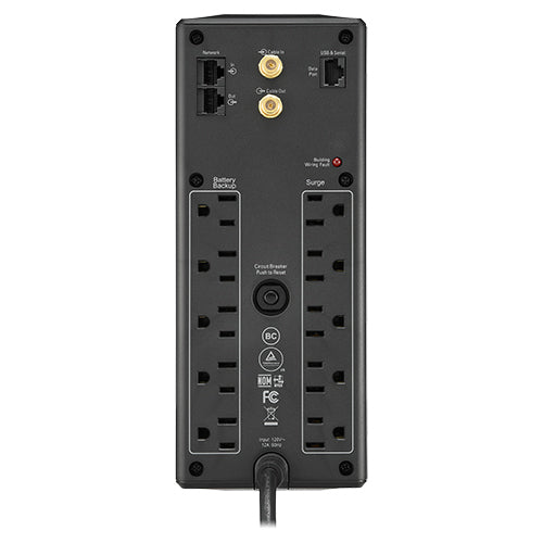 APC BX1350M uninterruptible power supply (UPS) Line-Interactive 1.35 kVA 810 W