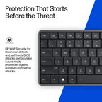 HP EliteBoard G1a Next Gen AI PC Wolf Pro Security Edition PRO 350 32 GB DDR5-SDRAM Windows 11 Pro Black