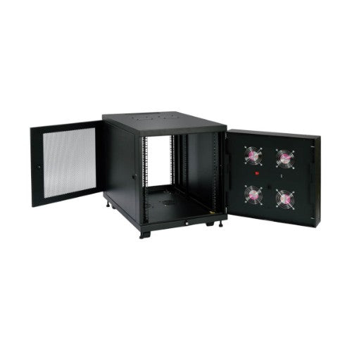 Tripp Lite SRX12UBFFD rack cabinet 12U Freestanding rack Black