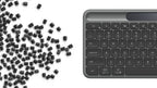 Logitech Signature Slim Solar+ K980 keyboard Universal RF Wireless + Bluetooth QWERTY US English Graphite