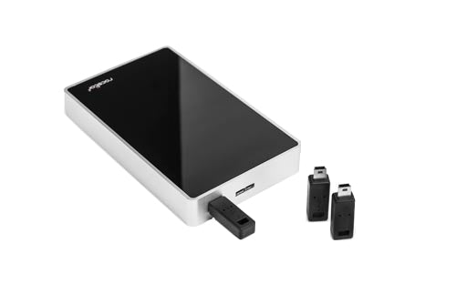 Rocstor Rocsecure EX31, 2TB HDD external hard drive Black, White