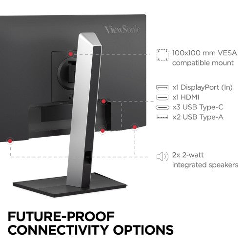 Viewsonic VG Series VG2752-2K computer monitor 27" 2560 x 1440 pixels Quad HD LED Black