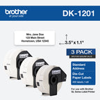 Brother DK-12013PK printer label White Self-adhesive printer label