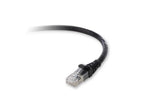 Belkin Cat. 6a Patch Cable, RJ-45 Male, RJ-45 Male, 14ft, Black networking cable 167.7" (4.26 m)