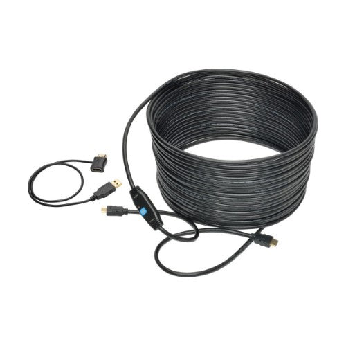 Tripp Lite P568-050-ACT HDMI cable 598.4" (15.2 m) HDMI Type A (Standard) Black