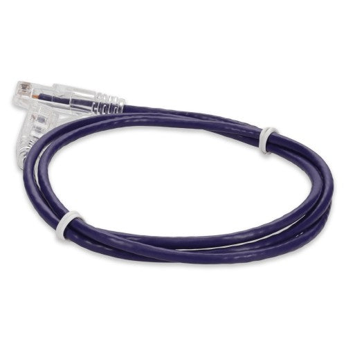 AddOn Networks ADD-7FSLCAT6A-PE networking cable Purple 83.9" (2.13 m) Cat6a U/UTP (UTP)