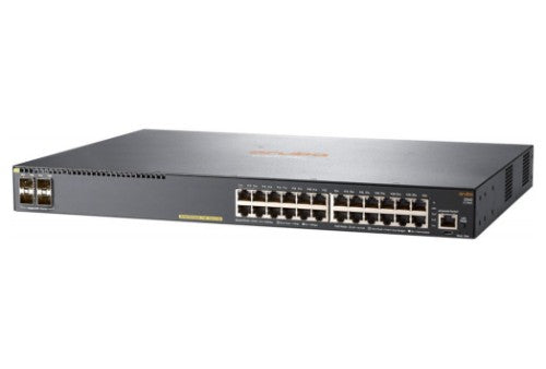 HPE Aruba Networking Aruba 2540 24G PoE+ 4SFP+ Managed L2 Gigabit Ethernet (10/100/1000) Power over Ethernet (PoE) 1U Gray