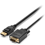 Kensington DisplayPort 1.2 (M) to VGA (M) Passive Unidirectional Cable, 6ft