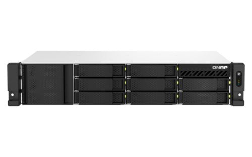 QNAP TS-864EU-RP-8G-US NAS/storage server Rack (2U) Intel® Celeron® N5095 8 GB DDR4 0 TB QNAP Turbo System Black