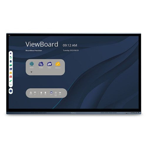 Viewsonic IFP6562 signage display Interactive flat panel 65" LED Wi-Fi 350 cd/m² 4K Ultra HD Black Touchscreen Built-in processor Android 8.0