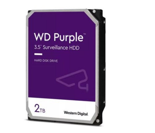 Western Digital Purple WD23PURZ internal hard drive 2 TB 3.5" Serial ATA