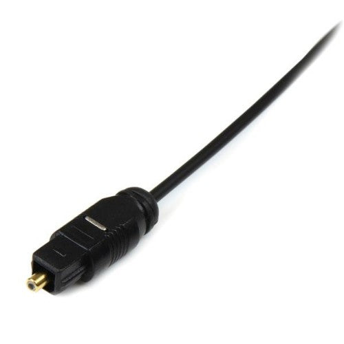 StarTech.com THINTOS15 audio cable 181.1" (4.6 m) TOSLINK Black