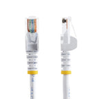 StarTech.com 15 ft White Snagless Category 5e (350 MHz) UTP Patch Cable networking cable 179.9" (4.57 m)