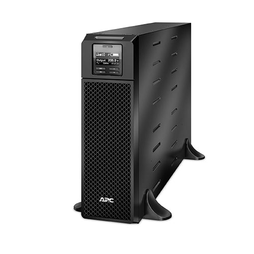 APC Smart-UPS SRT 5kVA, 208V, Tower w/o kit, 8x 5-20R, 4x L6-20R, 2x L6-30R, 1x L14-30R NEMA, w/transfo 208/240V to 120V