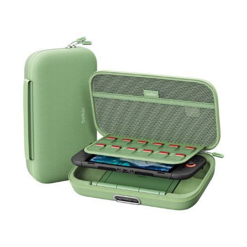 Belkin ENA003FQSE portable game console case Hardshell case Nintendo Green