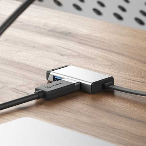 ALOGIC ULCHDA-SGR USB graphics adapter 4096 x 2160 pixels Black, Silver
