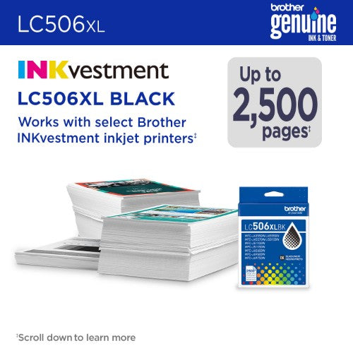 Brother LC506XLBKS ink cartridge 1 pc(s) Original High (XL) Yield Black