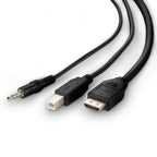 Belkin F1DN1CCBL-DH10t KVM cable Black 118.1" (3 m)