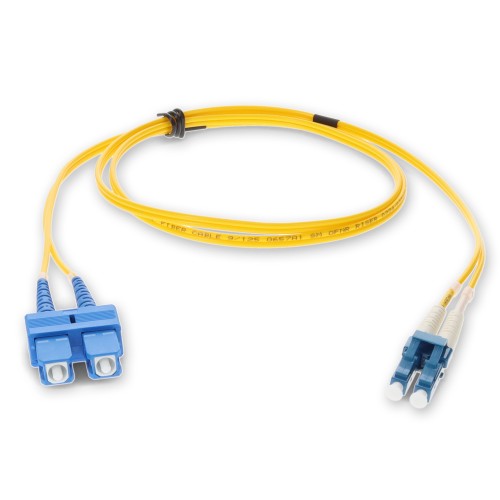 AddOn Networks ADD-SC-LC-0-5M9SMF InfiniBand/fibre optic cable 19.7" (0.5 m) OFNR Yellow