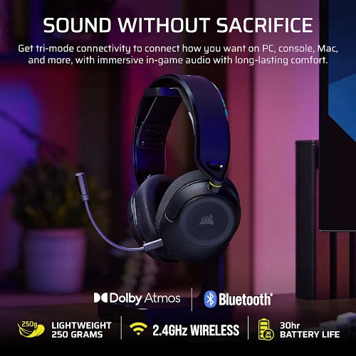 Corsair HS35 v3 Headset Wireless Head-band Gaming Bluetooth Black