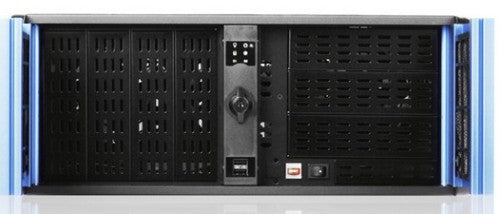 iStarUSA D-400L-7SE computer case Rack Black, Blue