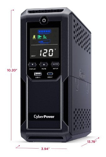 CyberPower LCD Intelligent uninterruptible power supply (UPS) Line-Interactive 1.35 kVA 815 W 12 AC outlet(s)