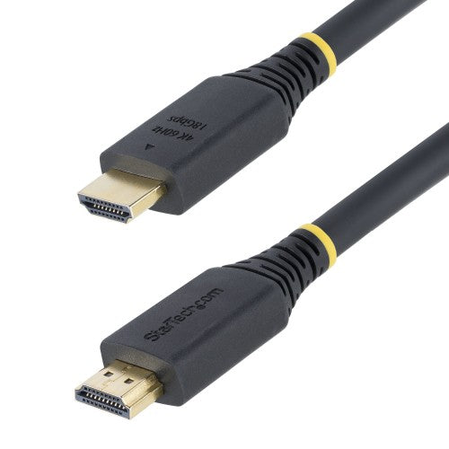 StarTech.com HDMI2-CABLE-4K60-50F HDMI cable 598.4" (15.2 m) HDMI Type A (Standard) Black