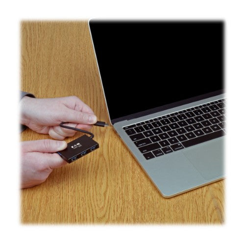 Tripp Lite U460-004-4A-G2 interface hub USB 3.2 Gen 2 (3.1 Gen 2) Type-C 10000 Mbit/s Black