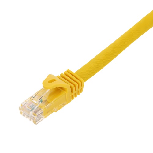 AddOn Networks ADD-1FCAT6ASN-YW networking cable Yellow 11.8" (0.3 m) Cat6a U/UTP (UTP)
