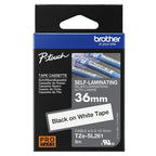 Brother TZE-SL261 label-making tape Black on white