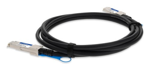 AddOn Networks QSFP-100G-PDAC50CM-FT-AO InfiniBand/fibre optic cable 19.7" (0.5 m) QSFP28 DAC Black, Stainless steel
