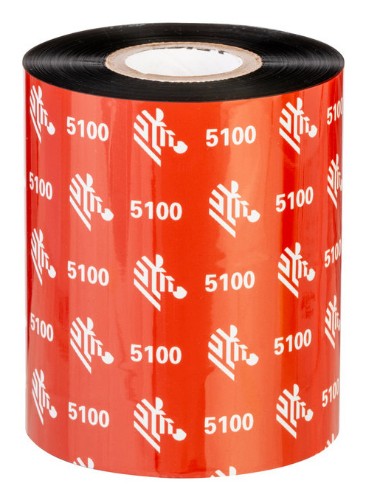 Zebra 5100 Resin thermal ribbon 2913.4" (74 m) Black