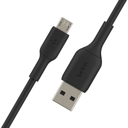 Belkin CAB005BT1MBK USB cable 39.4" (1 m) USB A Micro-USB A Black