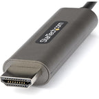 StarTech.com CDP2HDMM4MH video cable adapter 157.5" (4 m) HDMI Type A (Standard) USB Type-C Black, Silver