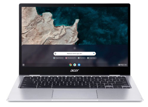 Acer Chromebook CP513-1H-S60F Qualcomm Snapdragon 7c Hybrid (2-in-1) 15.6" Touchscreen Full HD 4 GB LPDDR4x-SDRAM 64 GB Flash Wi-Fi 5 (802.11ac) ChromeOS Silver