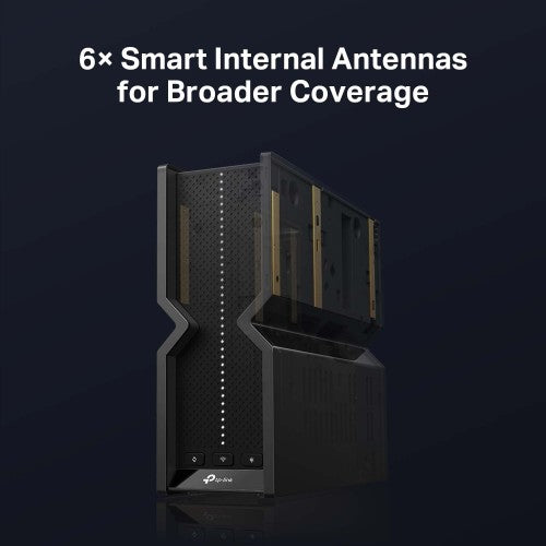 TP-Link Archer BE550 wireless router 2.5 Gigabit Ethernet Tri-band (2.4 GHz / 5 GHz / 6 GHz) Black