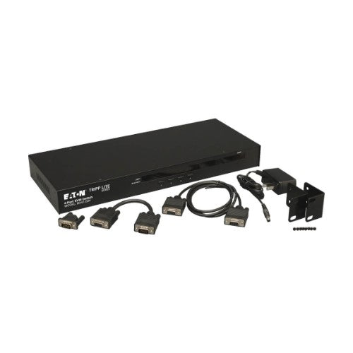 Tripp Lite B042-004 KVM switch Rack mounting Black
