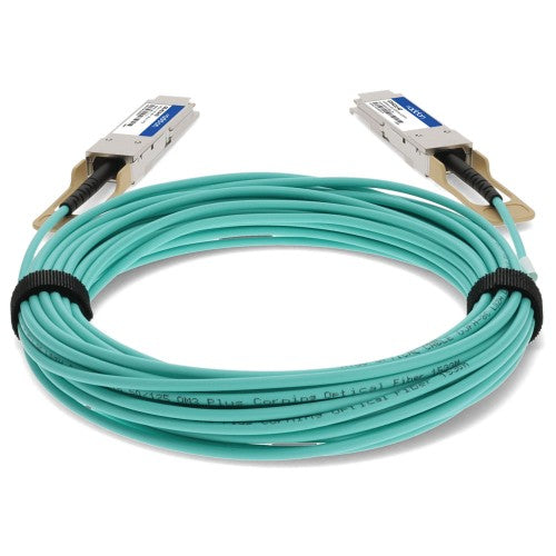 AddOn Networks 470-ACLU-AO InfiniBand/fibre optic cable 118.1" (3 m) QSFP28 AOC Aqua color