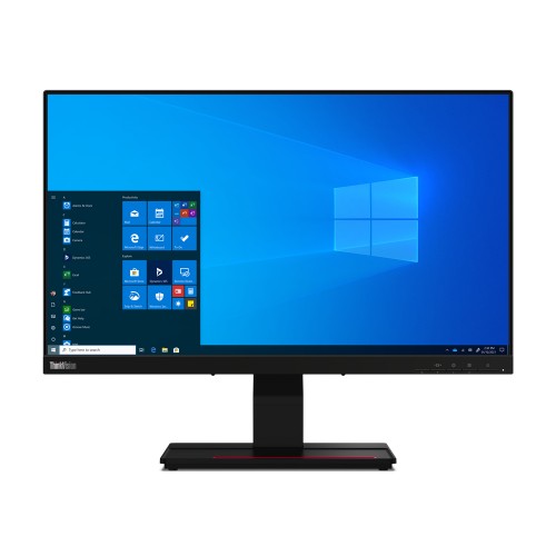 Lenovo ThinkVision T24t-20 LED display 23.8" 1920 x 1080 pixels Full HD Touchscreen Capacitive Black
