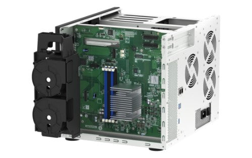 QNAP TS-1655 NAS Tower Intel Atom® C5125 8 GB DDR4 0 TB QNAP Turbo System Black