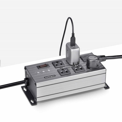 StarTech.com 6N515S8-POWER-STRIP power distribution unit (PDU) 6 AC outlet(s) Gray