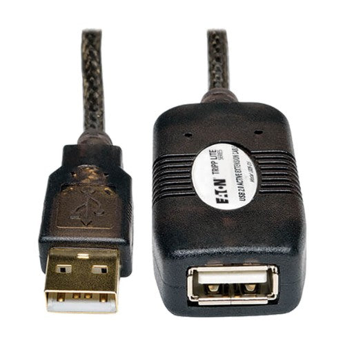 Tripp Lite U026-016 USB cable USB 2.0 192.1" (4.88 m) USB A 0.48 Gbit/s Black