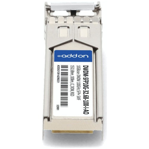 AddOn Networks DWDM-SFP10G-32.68-100-I-AO network transceiver module Fiber optic 10000 Mbit/s SFP+ 1532.68 nm