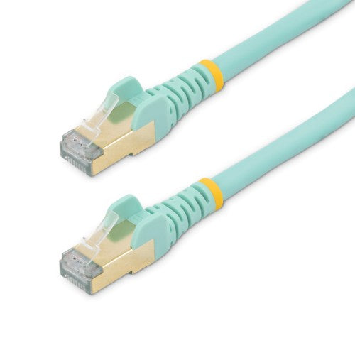 StarTech.com C6ASPAT35AQ networking cable Aqua color 358.3" (9.1 m) Cat6a