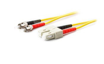 AddOn Networks 5m ST/SC SMF InfiniBand/fibre optic cable 196.9" (5 m) Yellow